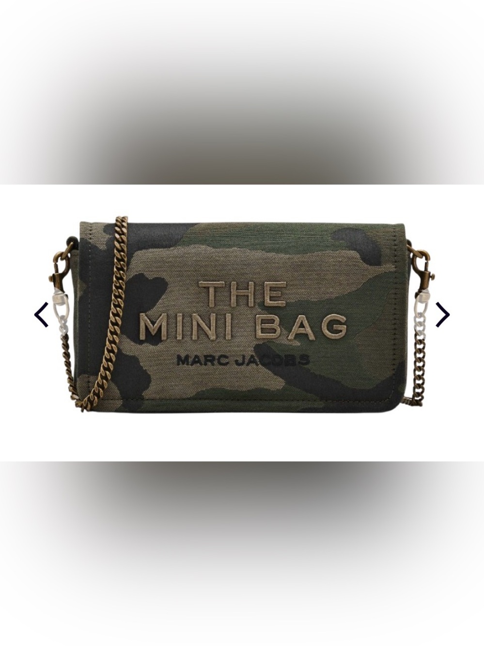 Marc Jacobs The Camo
Jacquard Chain Mini Bag NWT